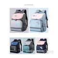 2022 New fashion factory price PU leather backpack pupils'school bag unisex waterproof bag for kid